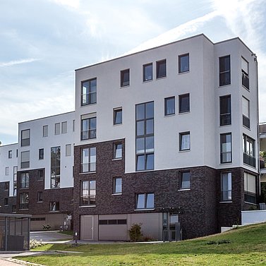 Martin-Luther-Straße / Wolfsburg Neubau von 4 Stadhäusern mit 16 Eigentumswohnungen, Aufzug und Tiefgarage Fertigstellung 2012